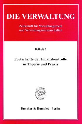 Schulze-Fielitz | Fortschritte der Finanzkontrolle in Theorie und Praxis | E-Book | sack.de