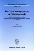 Hamann |  Der Verwaltungsvertrag im Städtebaurecht. | eBook | Sack Fachmedien