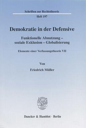 Christensen / Müller |  Demokratie in der Defensive. | eBook | Sack Fachmedien