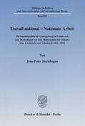 Hornbogen |  Travail national - Nationale Arbeit. | eBook | Sack Fachmedien