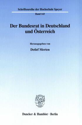 Merten | Der Bundesrat in Deutschland und Österreich. | E-Book | sack.de