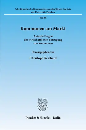 Reichard |  Kommunen am Markt. | eBook | Sack Fachmedien