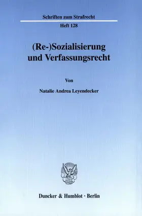 Pouralikhan |  (Re-)Sozialisierung und Verfassungsrecht. | eBook | Sack Fachmedien