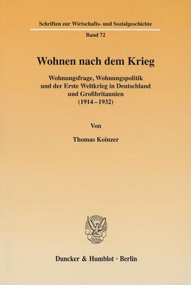 Koinzer | Wohnen nach dem Krieg. | E-Book | sack.de