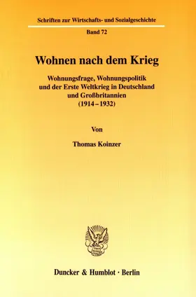 Koinzer | Wohnen nach dem Krieg. | E-Book | sack.de