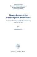 Schmidt |  Finanzreformen in der Bundesrepublik Deutschland. | eBook | Sack Fachmedien