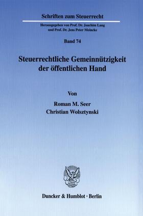 Seer / Wolsztynski | Steuerrechtliche Gemeinnützigkeit der öffentlichen Hand. | E-Book | sack.de