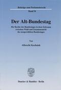 Kochsiek |  Der Alt-Bundestag. | eBook | Sack Fachmedien
