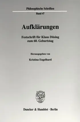 Engelhard |  Aufklärungen. | eBook | Sack Fachmedien