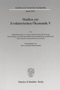 Lehmann-Waffenschmidt |  Studien zur Evolutorischen Ökonomik V | eBook | Sack Fachmedien