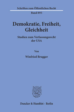 Brugger |  Demokratie, Freiheit, Gleichheit | eBook | Sack Fachmedien