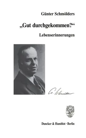 Schmölders |  Lebenserinnerungen. | eBook | Sack Fachmedien