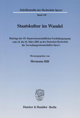 Hill | Staatskultur im Wandel. | E-Book | sack.de