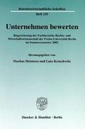 Heintzen / Kruschwitz |  Unternehmen bewerten | eBook | Sack Fachmedien