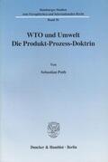 Puth |  WTO und Umwelt. | eBook | Sack Fachmedien