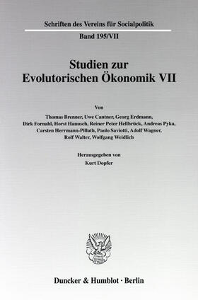 Dopfer |  Studien zur Evolutorischen Ökonomik VII | eBook |  Sack Fachmedien