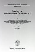 Dopfer |  Studien zur Evolutorischen Ökonomik VII | eBook | Sack Fachmedien