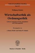 Schmitz / Pichler |  Wirtschaftsethik als Ordnungsethik | eBook | Sack Fachmedien
