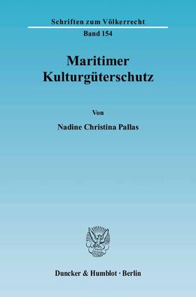 Pallas | Maritimer Kulturgüterschutz | E-Book | sack.de