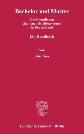 Wex |  Bachelor und Master. | eBook | Sack Fachmedien