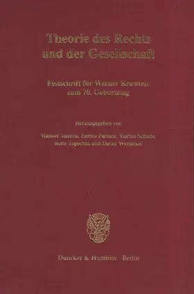 Schulte / Wyduckel / Pattaro |  Theorie des Rechts und der Gesellschaft. | eBook | Sack Fachmedien