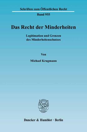 Krugmann | Das Recht der Minderheiten | E-Book | sack.de