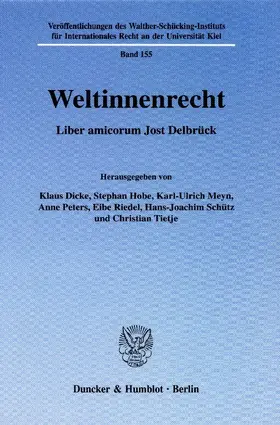 Dicke / Tietje / Hobe |  Weltinnenrecht | eBook | Sack Fachmedien