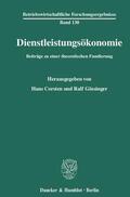 Corsten / Gössinger |  Dienstleistungsökonomie | eBook | Sack Fachmedien