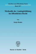Hemke |  Methodik der Analogiebildung im öffentlichen Recht | eBook | Sack Fachmedien