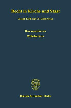 Rees | Recht in Kirche und Staat | E-Book | sack.de