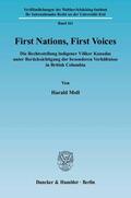 Moll |  First Nations, First Voices | eBook | Sack Fachmedien