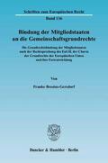 Brosius-Gersdorf |  Bindung der Mitgliedstaaten an die Gemeinschaftsgrundrechte | eBook | Sack Fachmedien