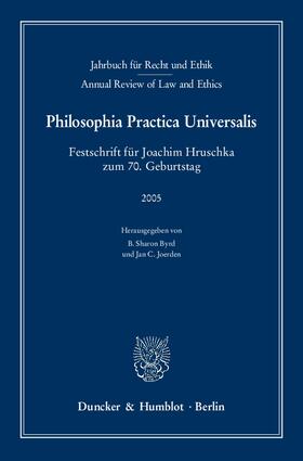 Byrd / Joerden |  Jahrbuch für Recht und Ethik / Annual Review of Law and Ethics | eBook | Sack Fachmedien