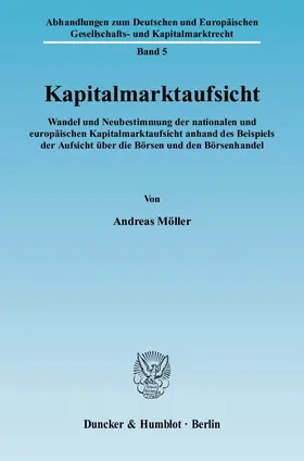 Möller |  Kapitalmarktaufsicht | eBook | Sack Fachmedien