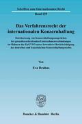 Bruhns |  Das Verfahrensrecht der internationalen Konzernhaftung | eBook | Sack Fachmedien