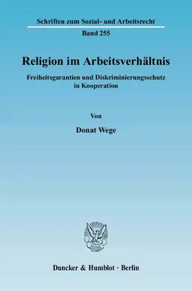 Wege |  Religion im Arbeitsverhältnis. | eBook | Sack Fachmedien