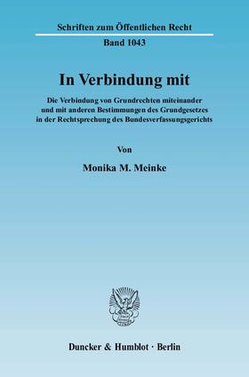 Meinke | In Verbindung mit | E-Book | sack.de