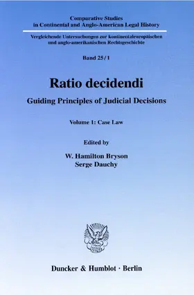 Bryson / Dauchy |  Ratio decidendi | eBook | Sack Fachmedien