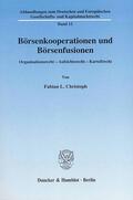 Christoph |  Börsenkooperationen und Börsenfusionen | eBook | Sack Fachmedien