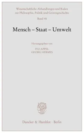 Appel / Hermes |  Mensch - Staat - Umwelt. | eBook | Sack Fachmedien