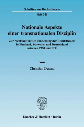 Dessau |  Nationale Aspekte einer transnationalen Disziplin. | eBook | Sack Fachmedien