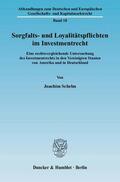 Schelm |  Sorgfalts- und Loyalitätspflichten im Investmentrecht | eBook | Sack Fachmedien