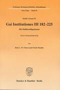 Nelson / Manthe |  Gai Institutiones III 182 - 225. | eBook | Sack Fachmedien