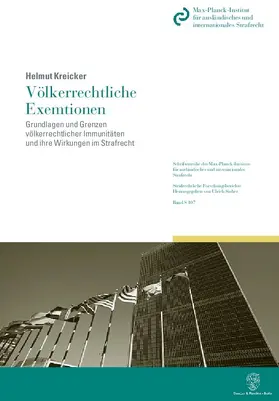 Kreicker |  Völkerrechtliche Exemtionen | eBook | Sack Fachmedien