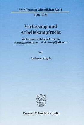 Engels | Verfassung und Arbeitskampfrecht. | E-Book | sack.de