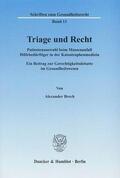 Brech |  Triage und Recht. | eBook | Sack Fachmedien