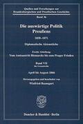Baumgart / Friedel |  Die auswärtige Politik Preußens 1858–1871. | eBook | Sack Fachmedien
