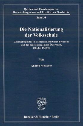 Meissner | Die Nationalisierung der Volksschule. | E-Book | sack.de