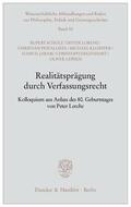 Realitätsprägung durch Verfassungsrecht. | eBook | Sack Fachmedien