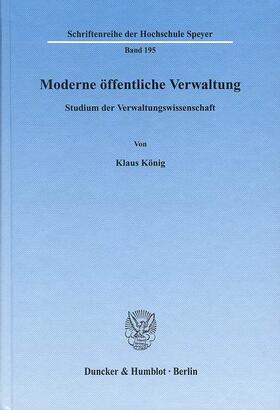 König | Moderne öffentliche Verwaltung. | E-Book | sack.de
